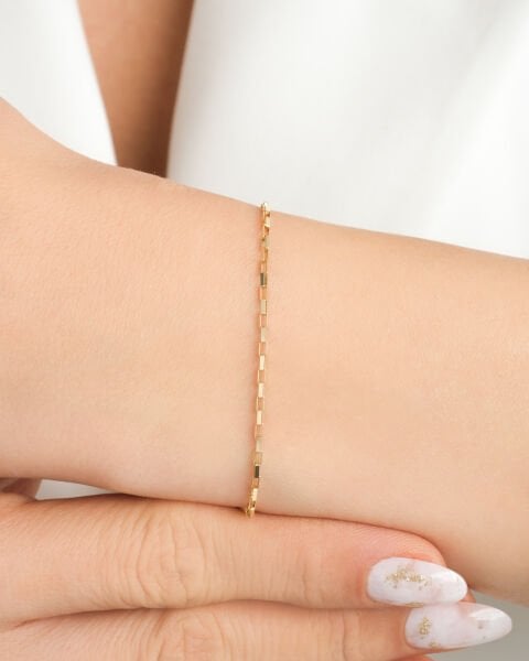 14 Ayar Altın Figaro Zincir Bileklik