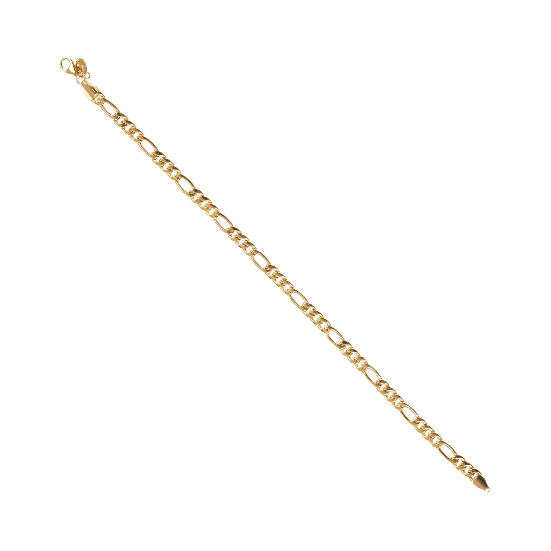 14 Ayar Altın Zincir Model Erkek Bileklik