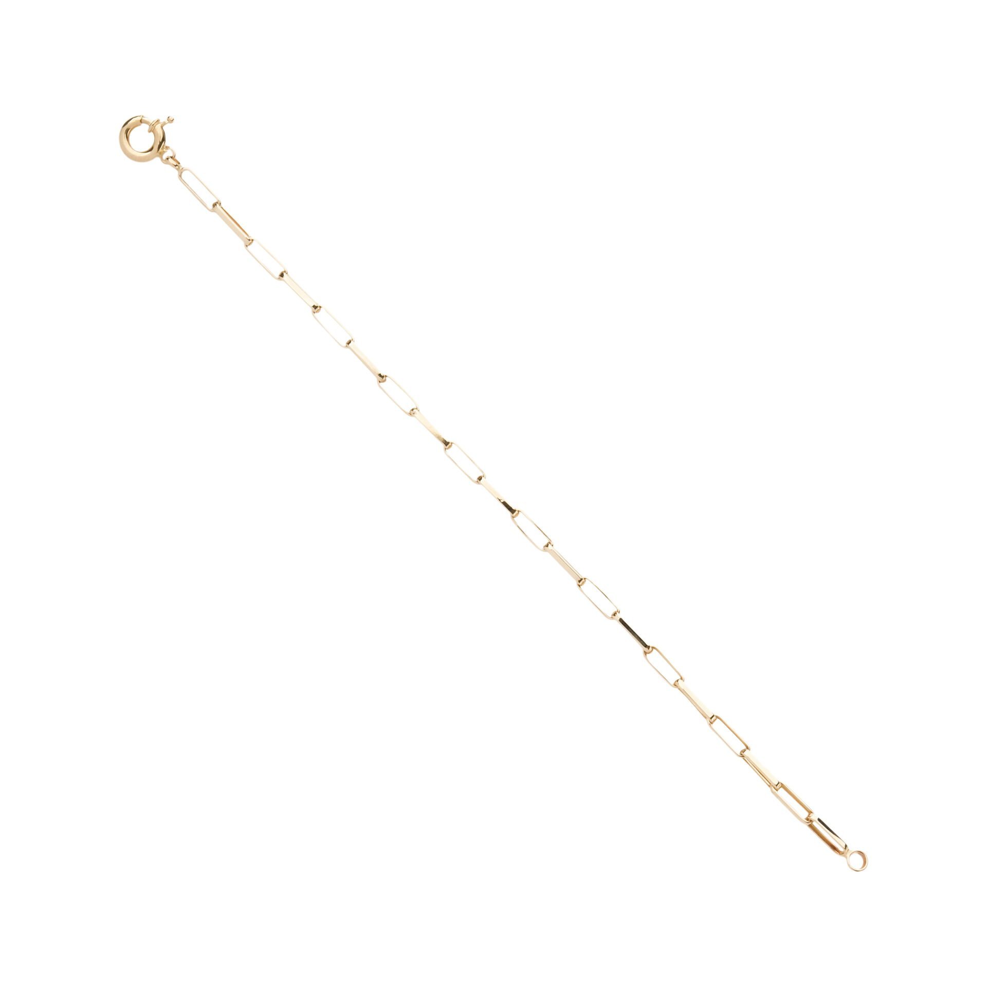 14 Ayar Altın Minimal Ataç Model Bileklik – Gemici Kilit Detaylı