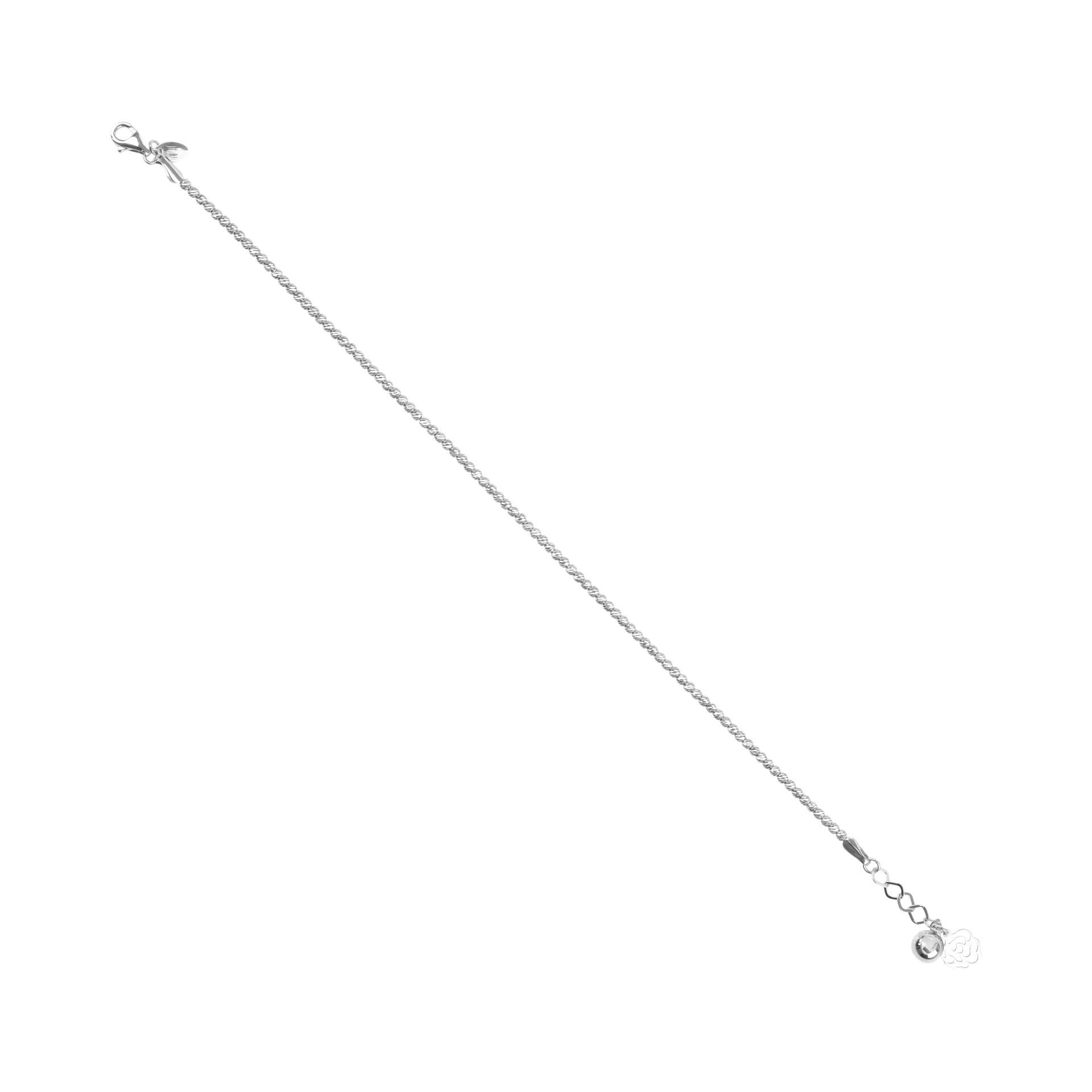 14 Ayar Beyaz Altın Dorika Bileklik