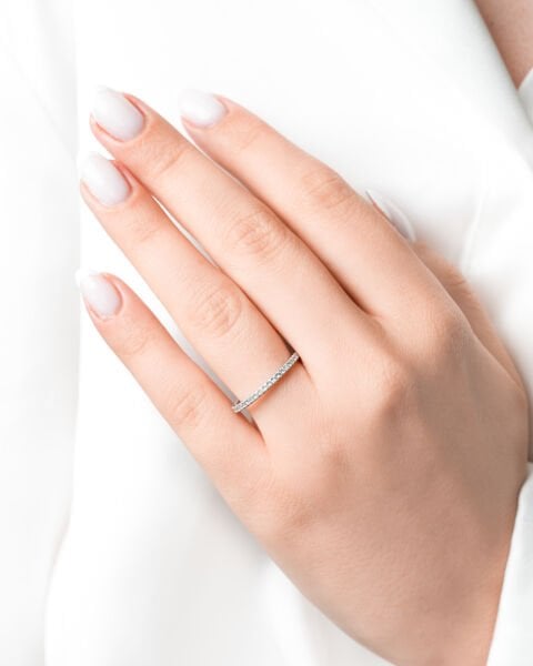 0.21 Karat Pırlanta Tamtur Yüzük