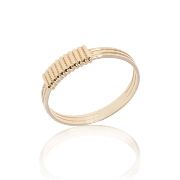 Modern Tasarım 14 Ayar Altın Yüzük