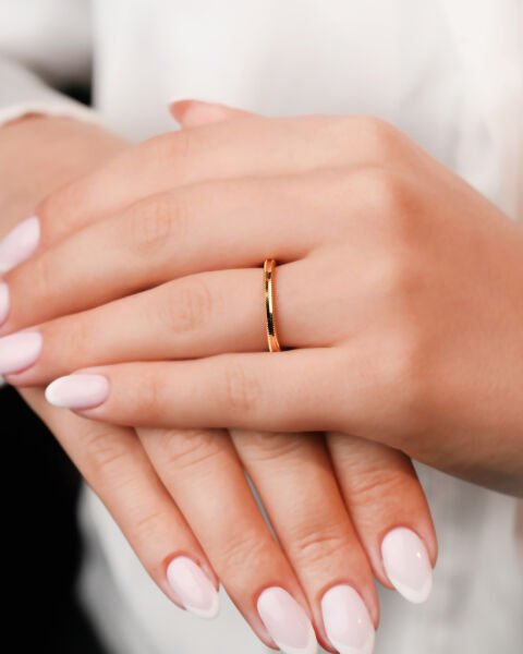 14 Ayar Altın Ajda Yüzük