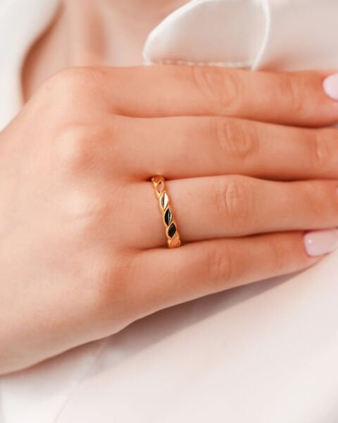 14 Ayar Altın Burma Yüzük