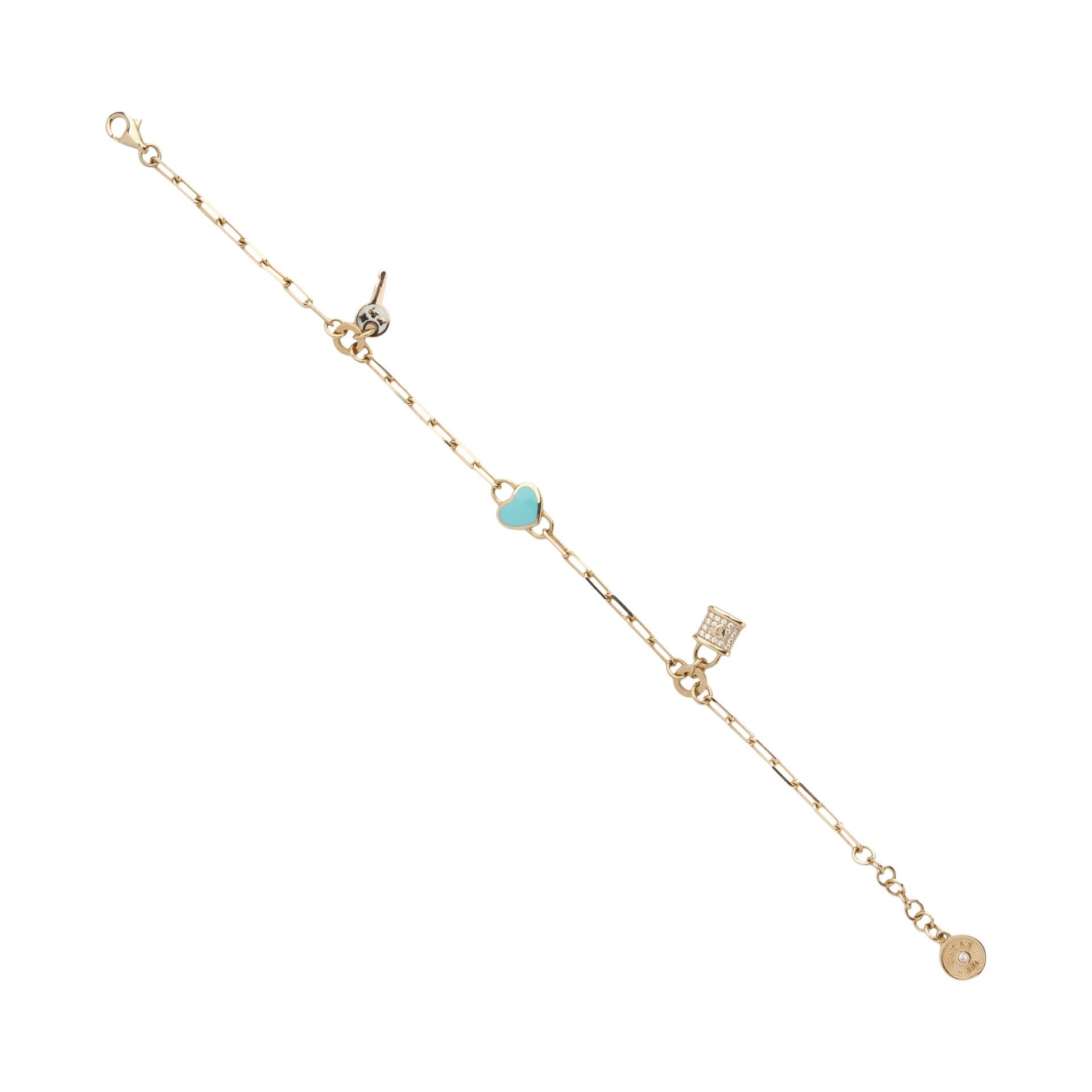 Cetaş 14 Ayar Altın Bir Dilek Tut Bileklik