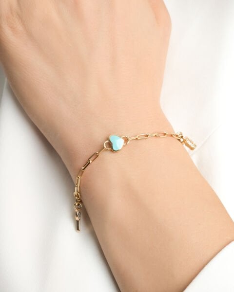 Cetaş 14 Ayar Altın Bir Dilek Tut Bileklik