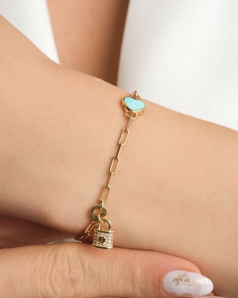 Cetaş 14 Ayar Altın Bir Dilek Tut Bileklik