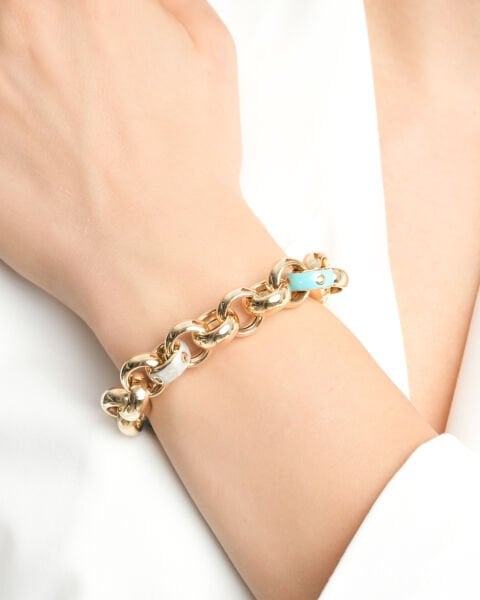 Cetaş Eterna Mineli Dodge Altın Bileklik