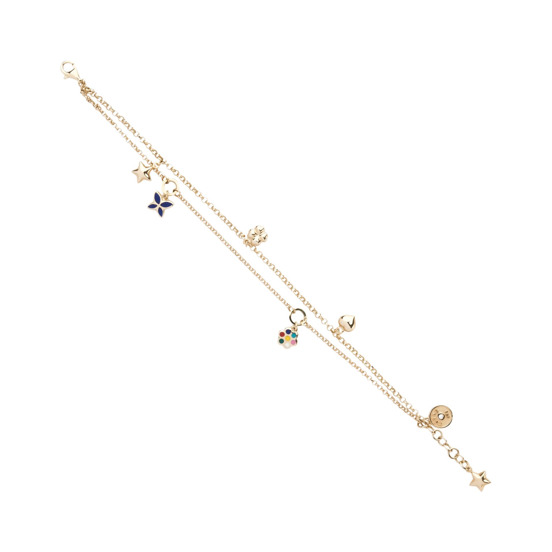 Cetaş Eterna 14 Ayar Altın Çoklu Figürlü Bileklik