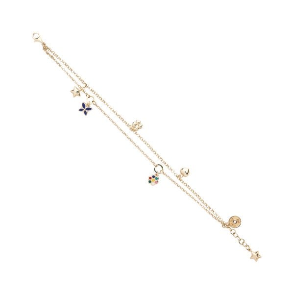 Cetaş Eterna 14 Ayar Altın Çoklu Figürlü Bileklik