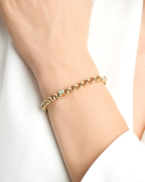 Cetaş Eterna 14 Ayar Altın Mineli Bileklik