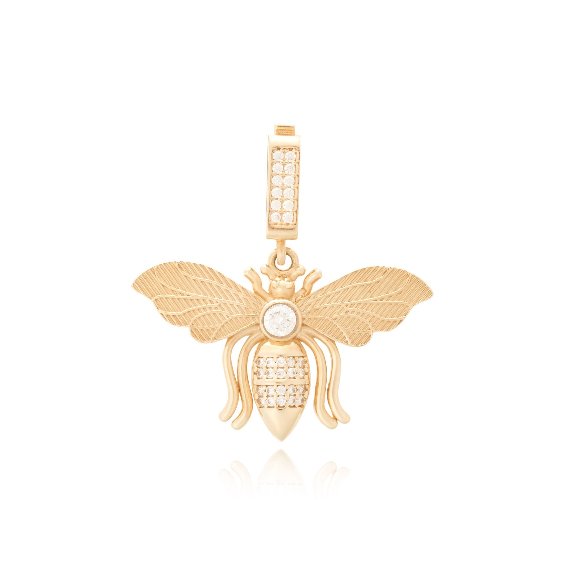 14 Ayar Altın Arı Kolye Ucu