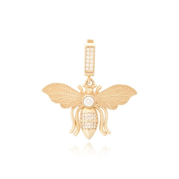 14 Ayar Altın Arı Kolye Ucu