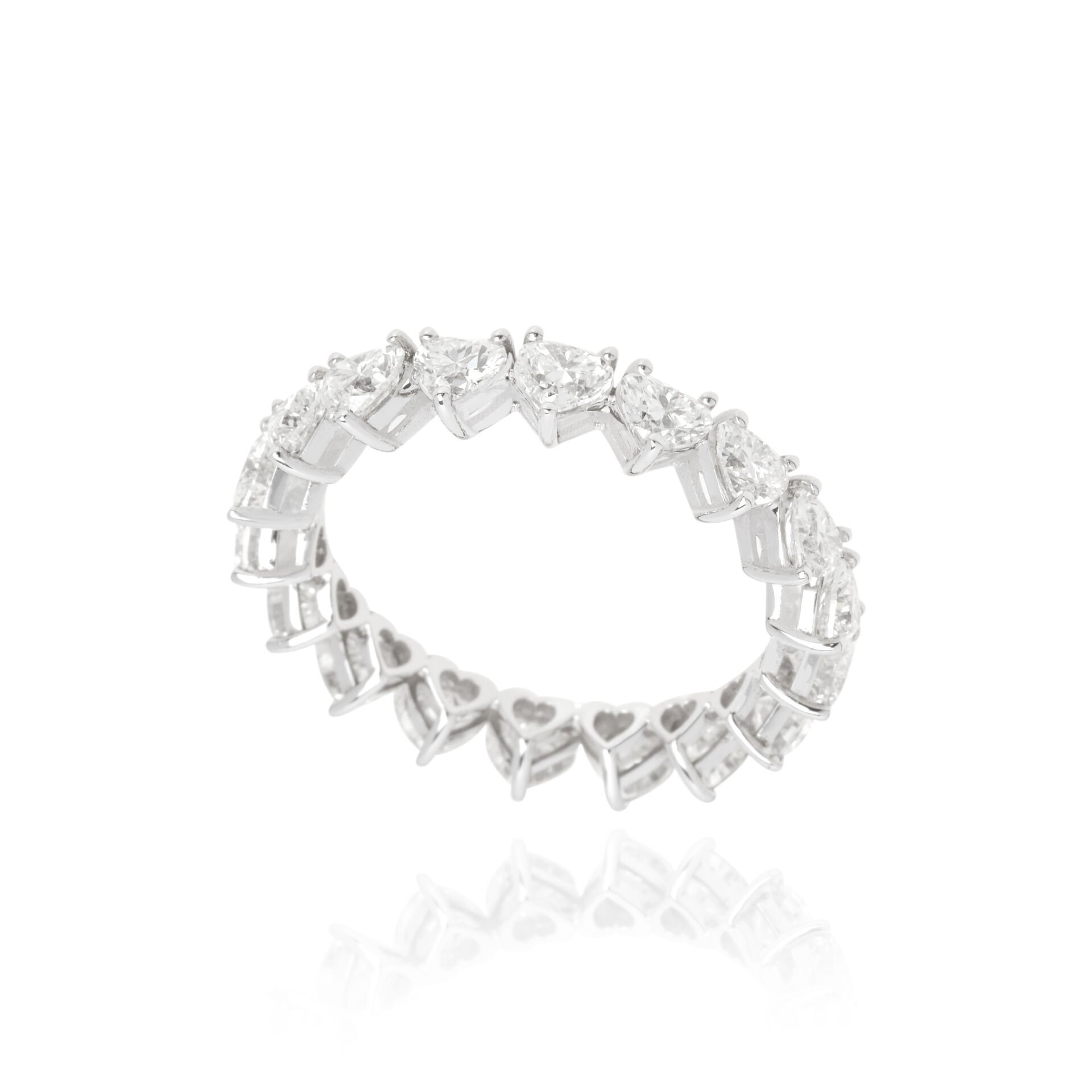 2.51 Karat Kalp Kesim Pırlanta Tamtur Yüzük