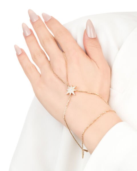 14 Ayar Altın Ema Kutup Yıldızı Zirkon Taşlı Şahmeran