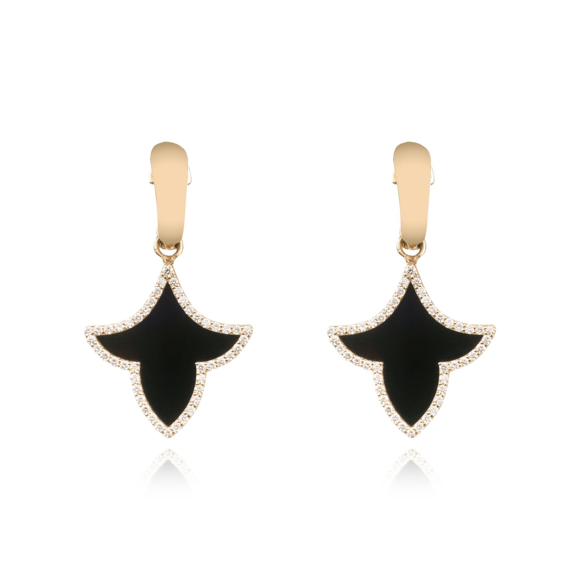 Roberto Bravo Marrakech 14 Ayar Altın Pırlanta Taşlı Küpe