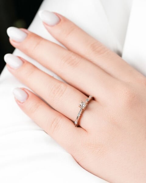 0.65 Karat Tasarım Pırlanta Yüzük