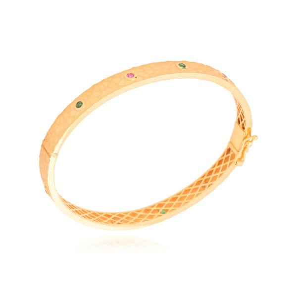 22 Ayar Altın Taşlı Bilezik