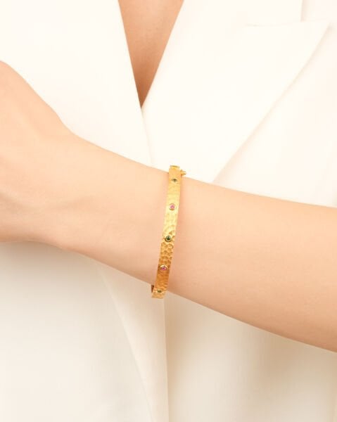 22 Ayar Altın Taşlı Bilezik