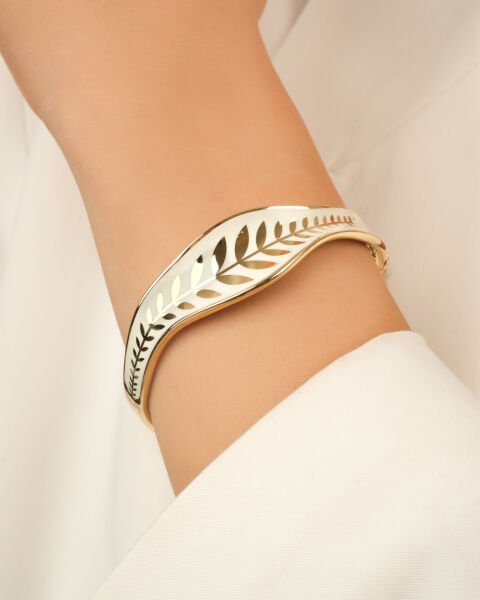 Cetaş Olivia Koleksiyonu 14 Ayar Altın Kelepçe