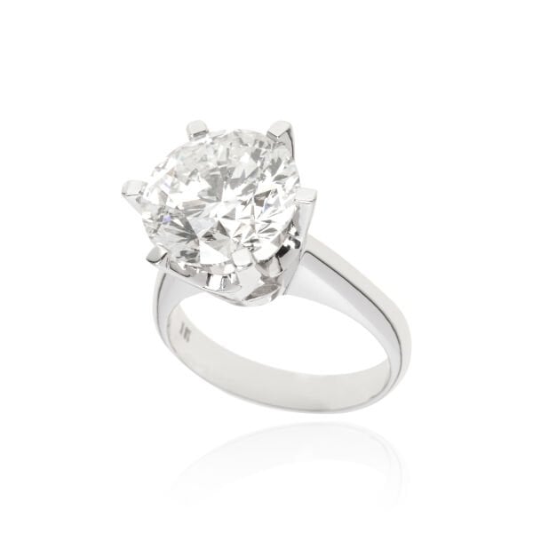 6.02 Karat Pırlanta Tektaş Yüzük