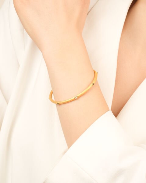 22 Ayar Altın Taşlı Bilezik