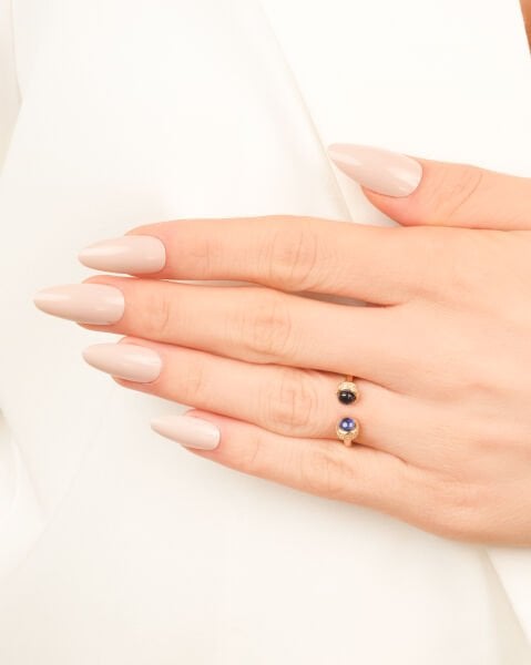 14 Ayar Altın Taşlı Yüzük