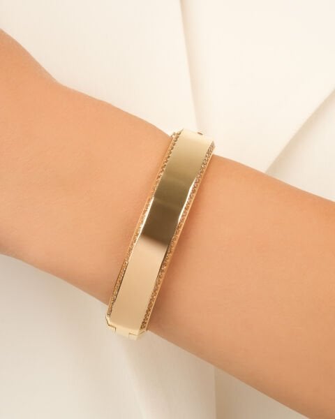 Cetaş Eterna Taşlı 14 Ayar Altın Kelepçe