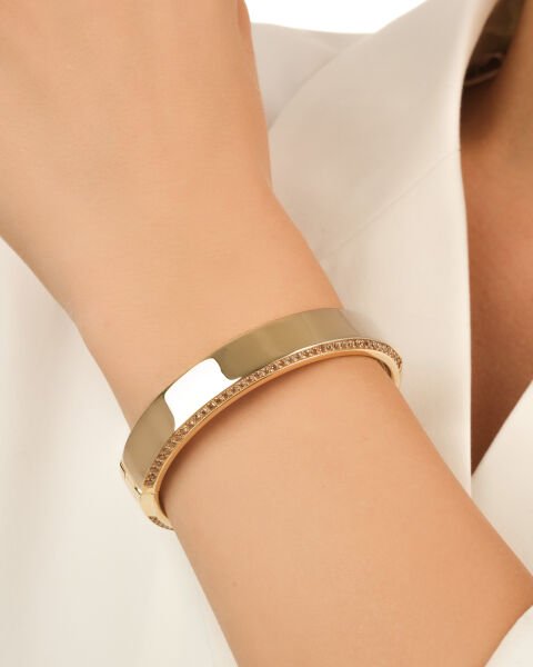 Cetaş Eterna Taşlı 14 Ayar Altın Kelepçe