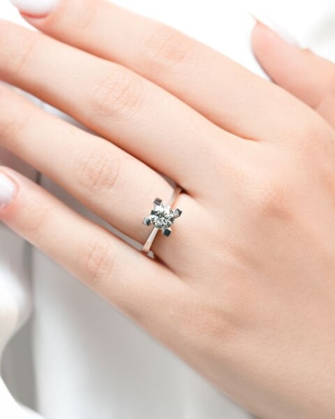 1.01 Karat Pırlanta Tektaş Yüzük