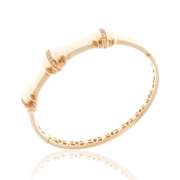 Cetaş Eterna Taşlı 14 Ayar Altın Kelepçe