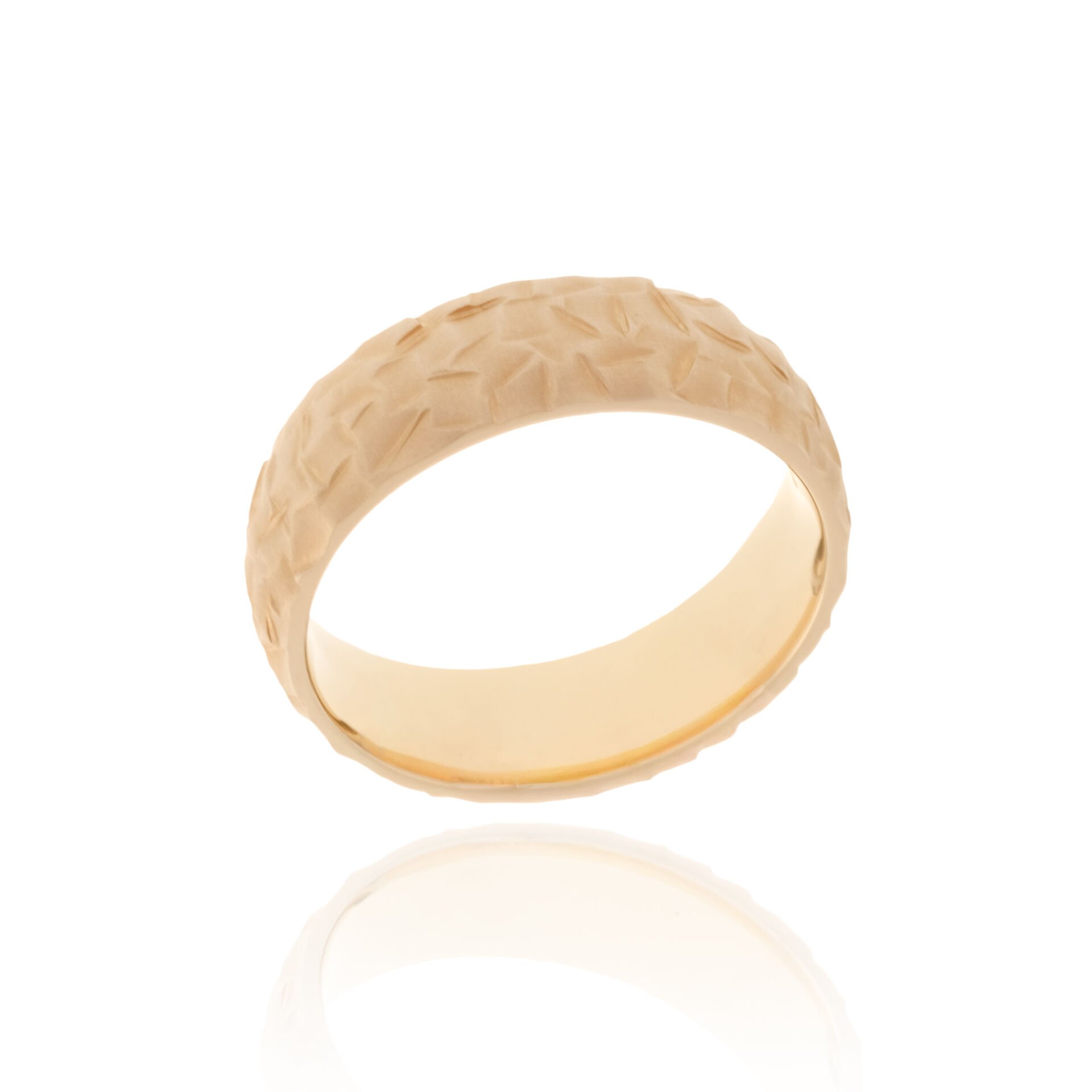 14 Ayar Altın Mat Erkek Alyans