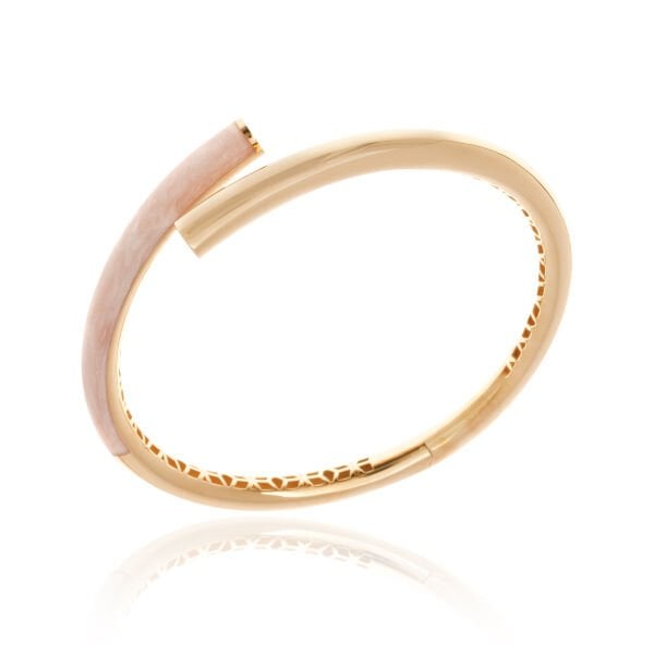 Cetaş Eterna 14 Ayar Altın Pembe Sedef Kelepçe