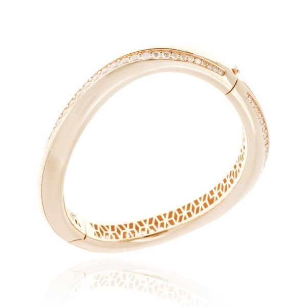 Cetaş Eterna 14 Ayar Altın Taşlı Kelepçe