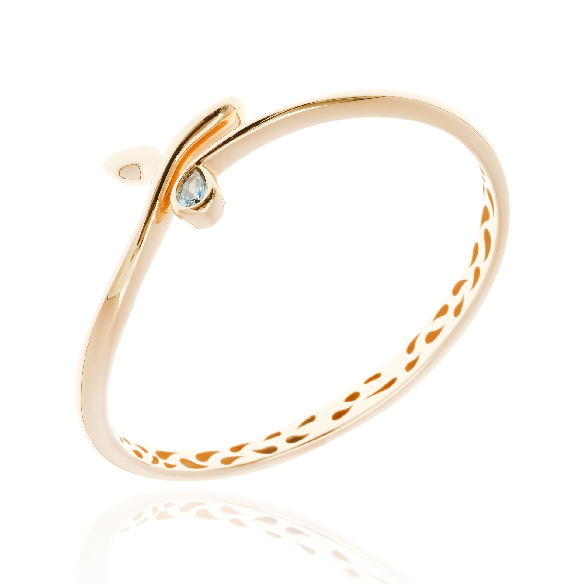 Cetaş Aqualis Aquamarine 14 Ayar Altın Kelepçe