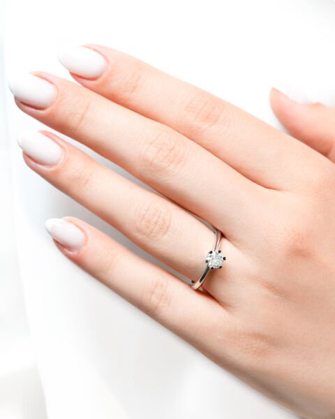 0.54 Karat Pırlanta Tektaş Yüzük