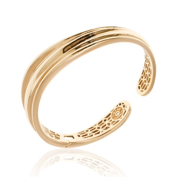 Cetaş Eterna 14 Ayar Altın Tasarım Kelepçe