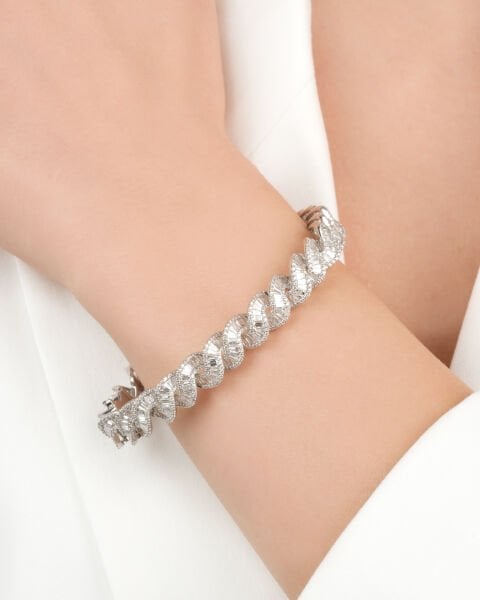 Baget Pırlanta Su Yolu Tasarım Bileklik