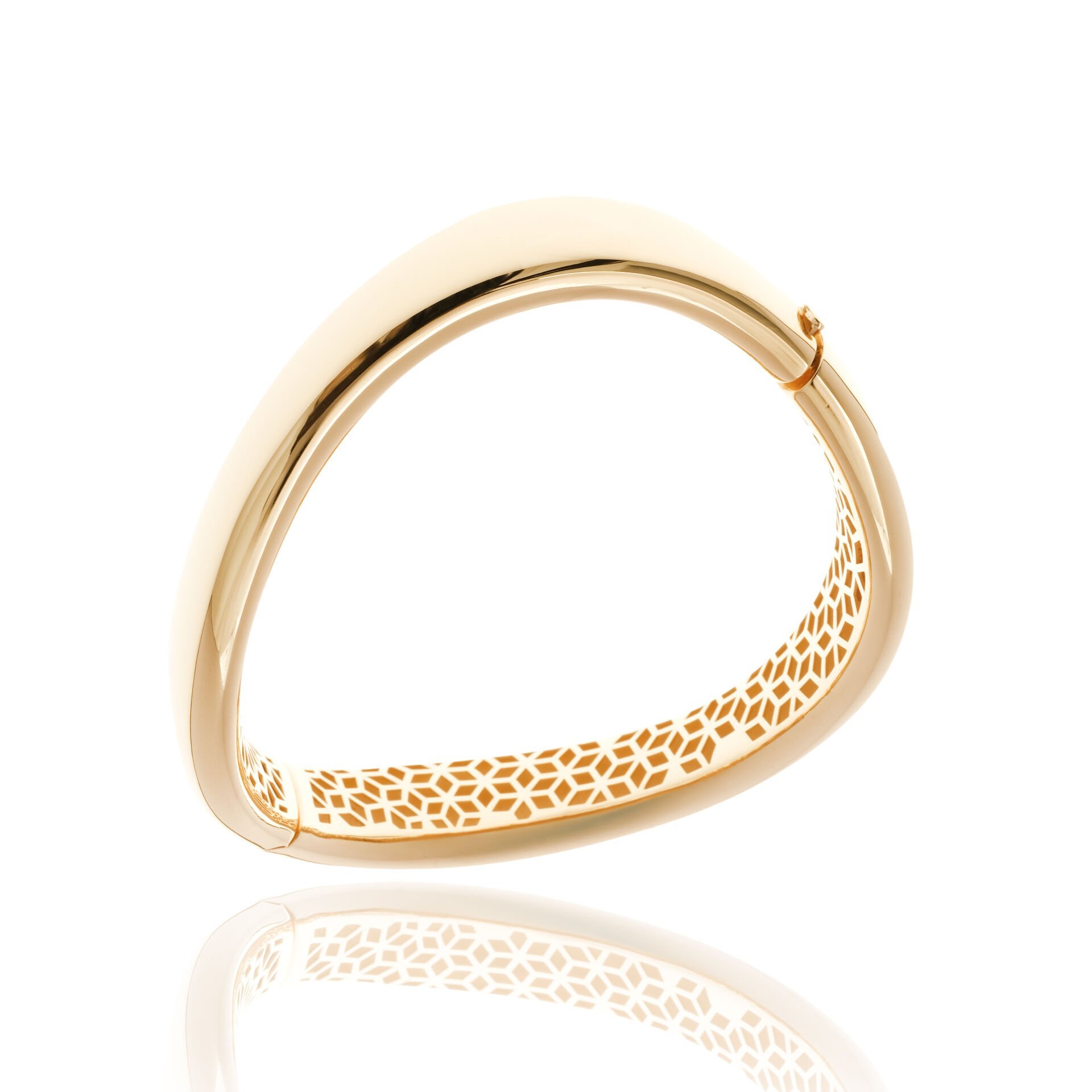 Cetaş Eterna 14 Ayar Altın Tasarım Kelepçe