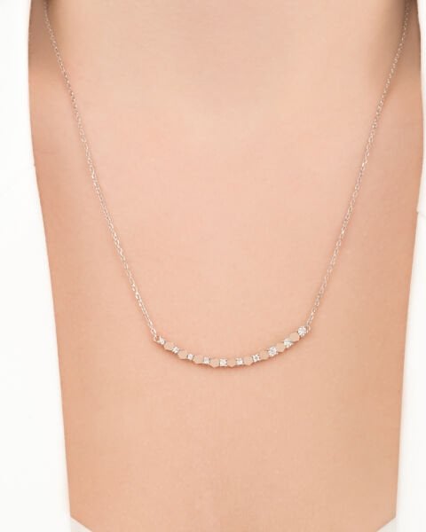 Altıgen Form Pırlanta Tasarım Kolye