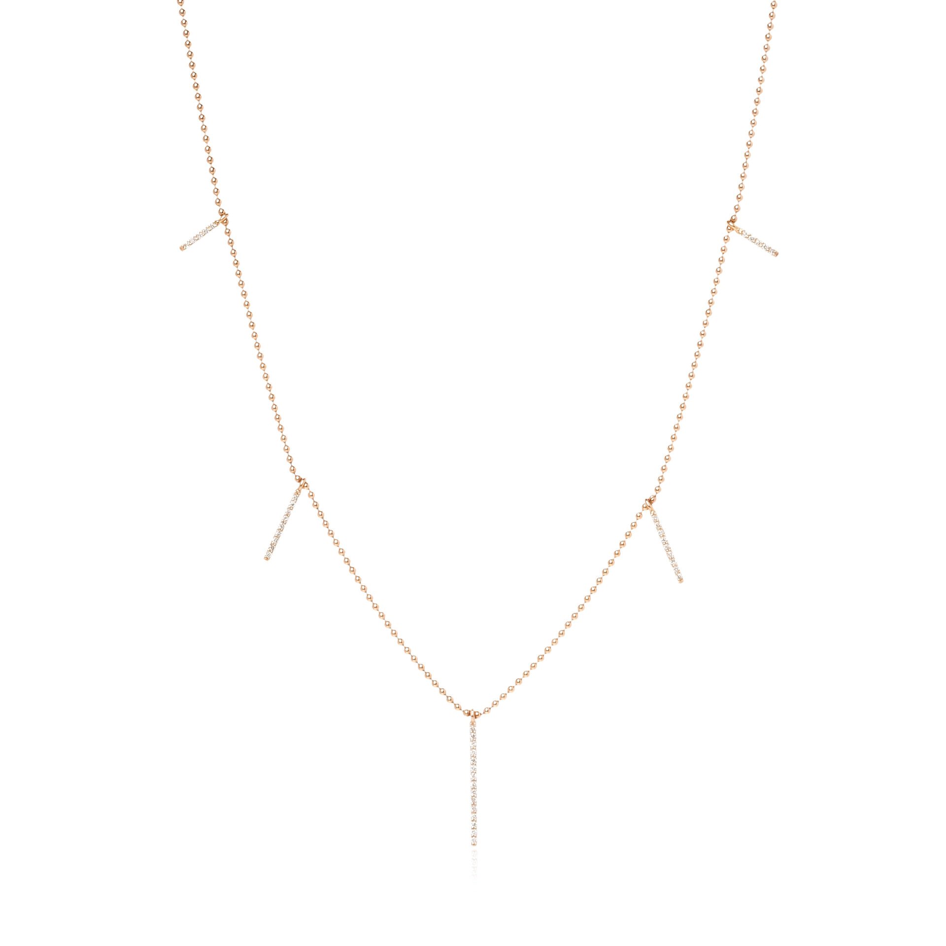 Pırlanta Sütun Tasarım Kolye