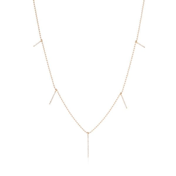 Pırlanta Sütun Tasarım Kolye