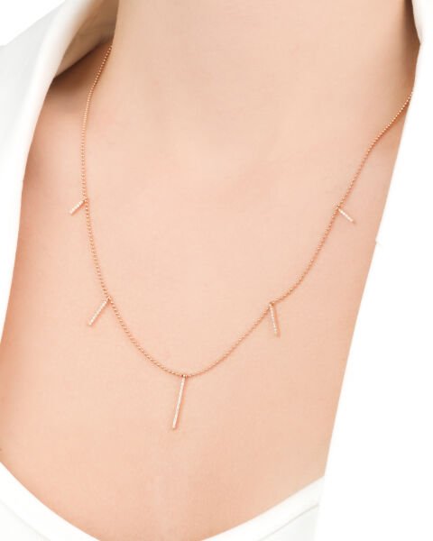 Pırlanta Sütun Tasarım Kolye