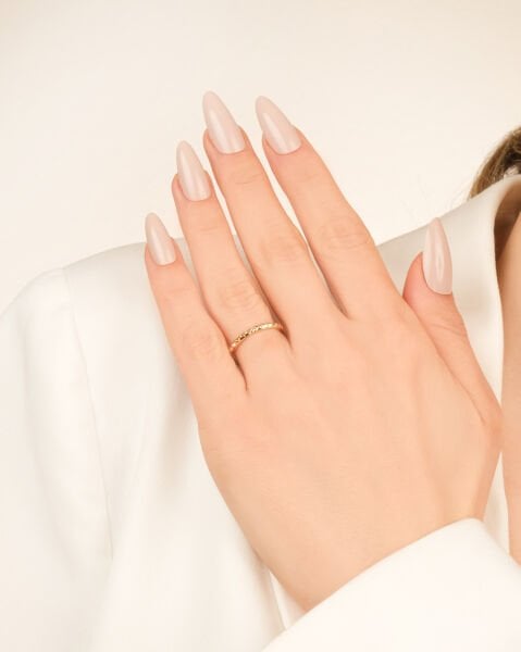 14 Ayar Altın Minimal Yüzük