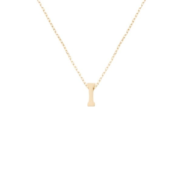 14 Ayar Altın I Harfi Kadın Kolye