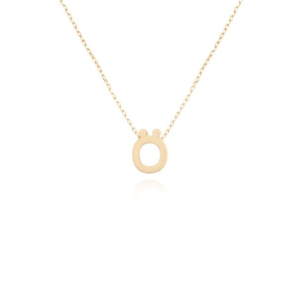 14 Ayar Altın Ö Harfi Kadın Kolye