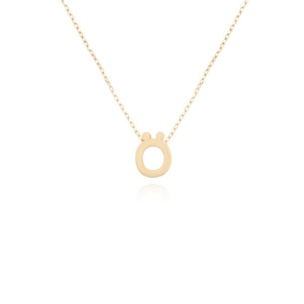 14 Ayar Altın Ö Harfi Kadın Kolye