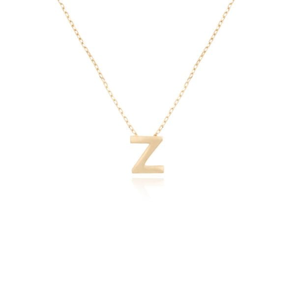 14 Ayar Altın Z Harfi Kadın Kolye