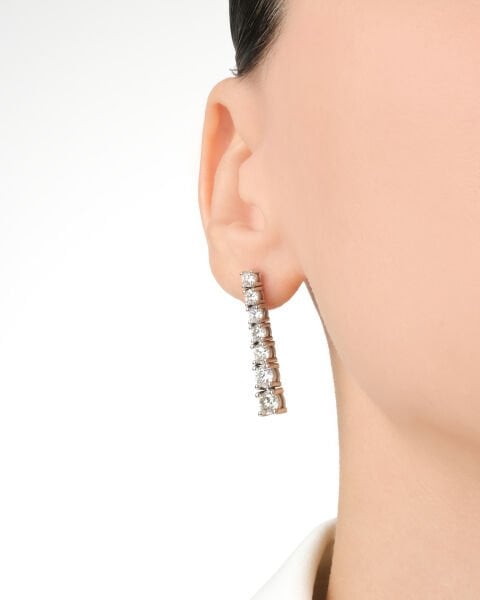 Pırlanta Su Yolu Küpe