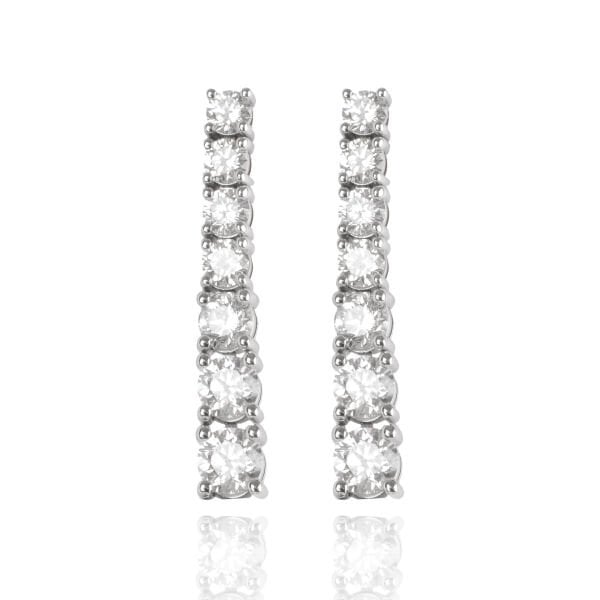 Pırlanta Su Yolu Küpe